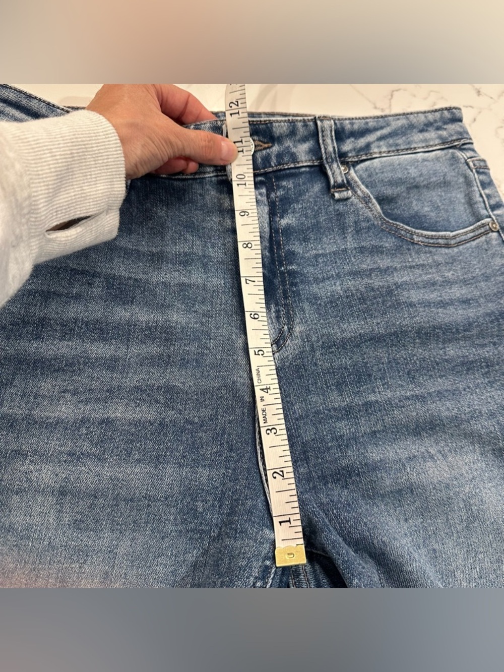 Oat Soft Sculpt Denim Jeans Straight Leg Ankle Women’s 8 / 29 High Rise Stretch - Picture 8 of 10